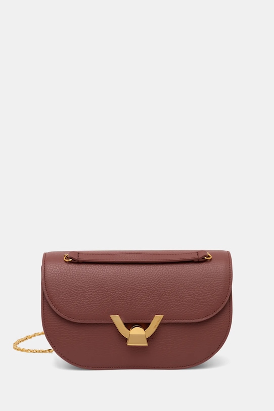 Kožená kabelka Coccinelle oranžová E1.QTF.15.02.01