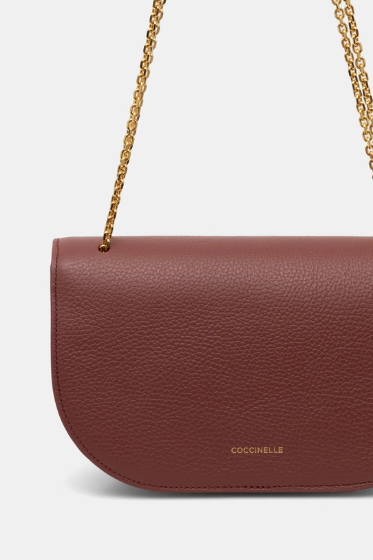 Doplnky Kožená kabelka Coccinelle E1.QTF.15.02.01 oranžová