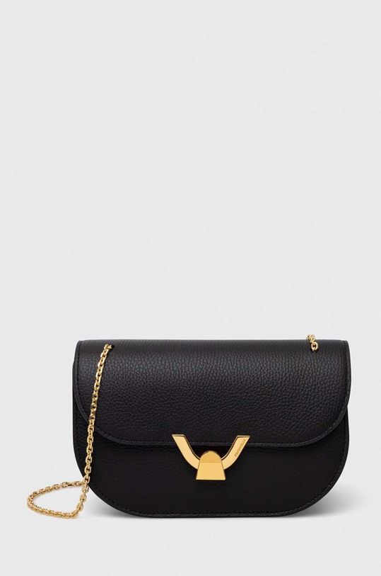 Coccinelle torebka skórzana skóra licowa czarny E1.QTF.15.02.01