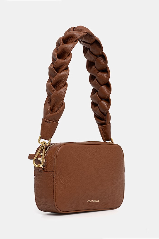 Coccinelle pasek do torebki skórzany E3.M50.68.41.01 brązowy AA00