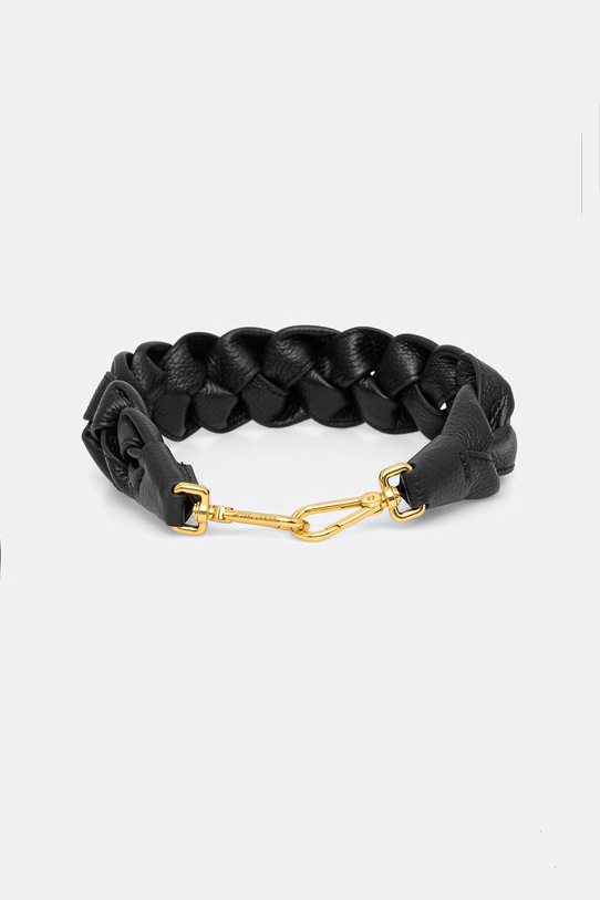 Coccinelle pasek do torebki skórzany E3.M50.68.41.01 czarny AA00