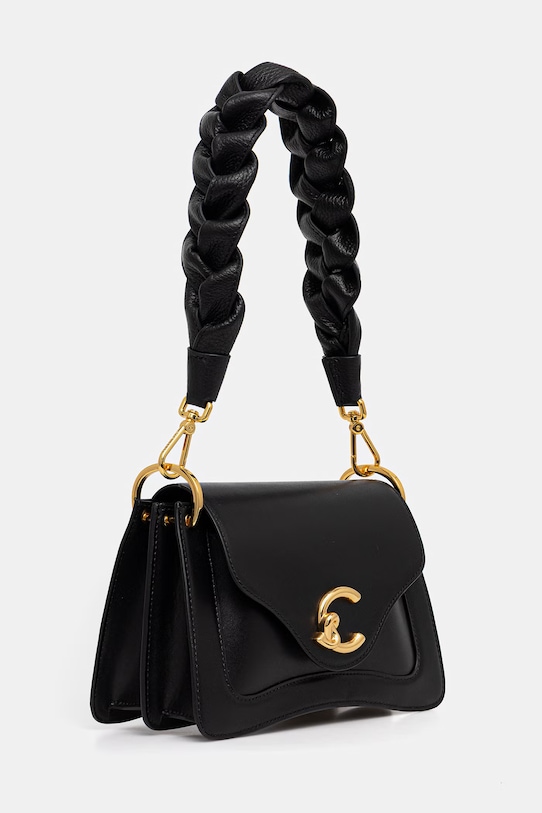 Kožený popruh na kabelku Coccinelle E3.M50.68.41.01 čierna AA00