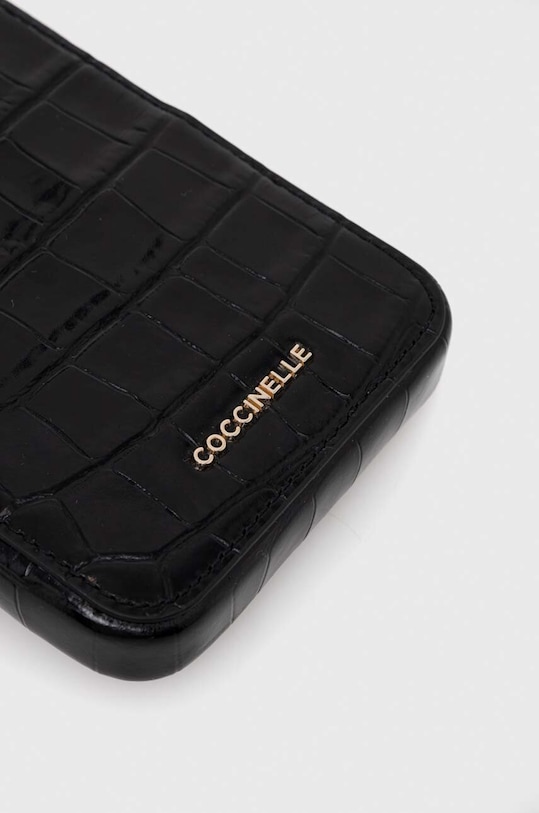 Usnjen ovitek za telefon Coccinelle črna E5.MI8.27.01.01