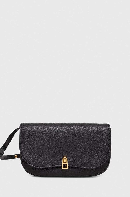 Coccinelle torebka skórzana skóra licowa czarny E5.MQF.55.01.01