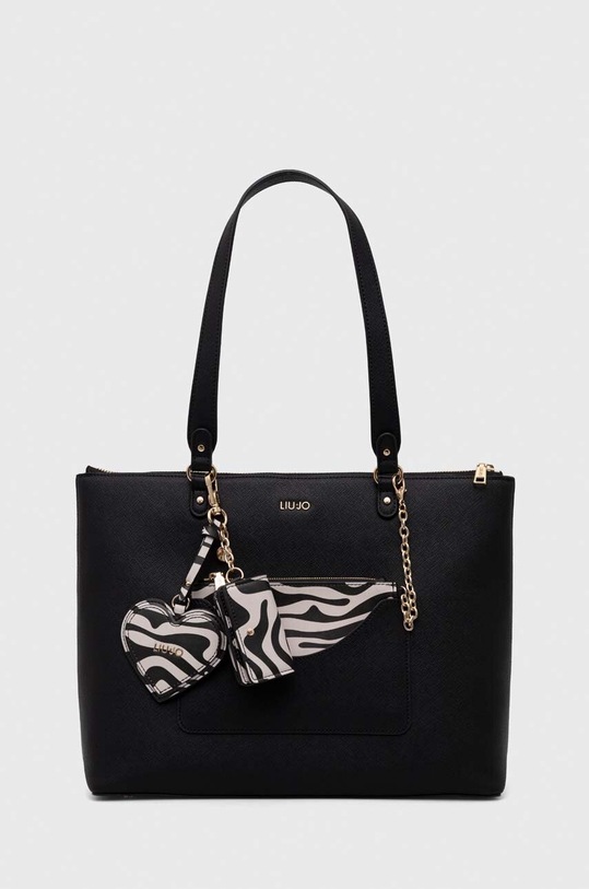 Τσάντα Liu Jo συνθετικό μαύρο AA4052.E0087