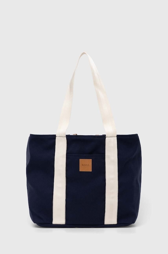 Чанта BOSS изчистен тъмносин 50513282