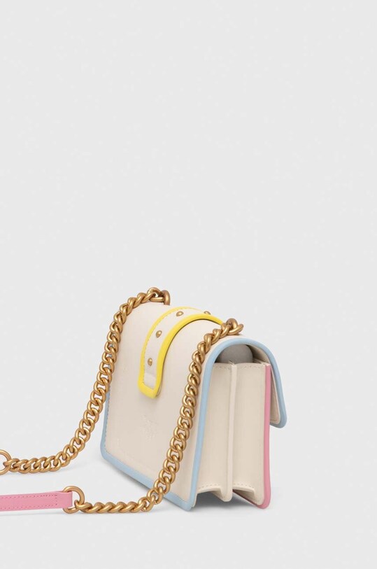 Accessori Pinko borsa a mano in pelle 100059.A1K1 bianco