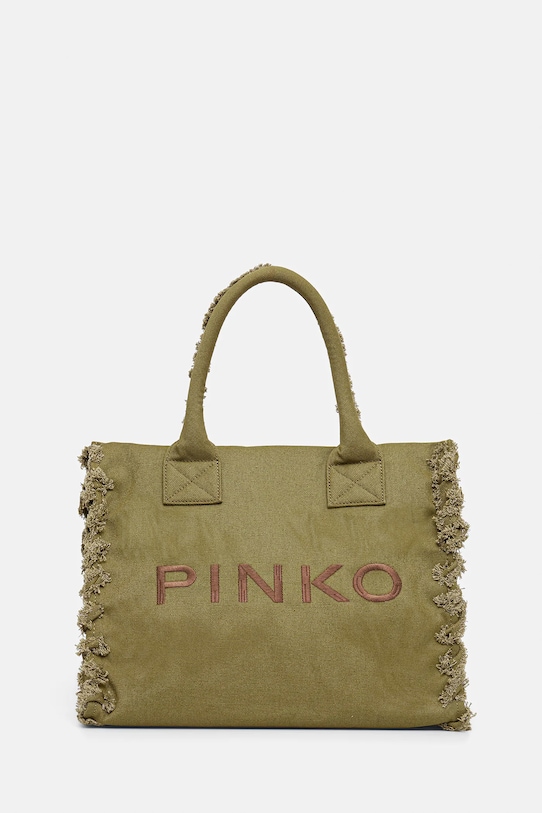 Bavlnená taška Pinko zelená 100782.A1WQ