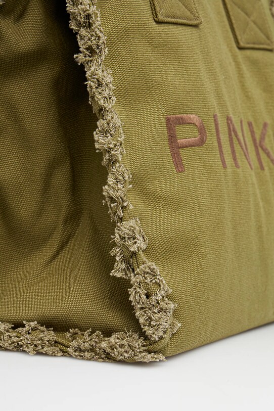 Bavlnená taška Pinko zelená 100782.A1WQ
