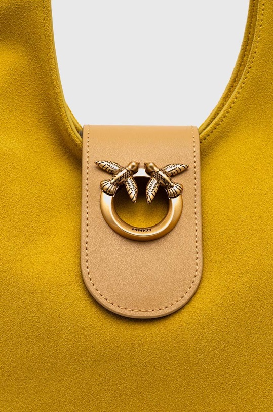 Doplňky Semišová kabelka Pinko 103275.A0YG žlutá