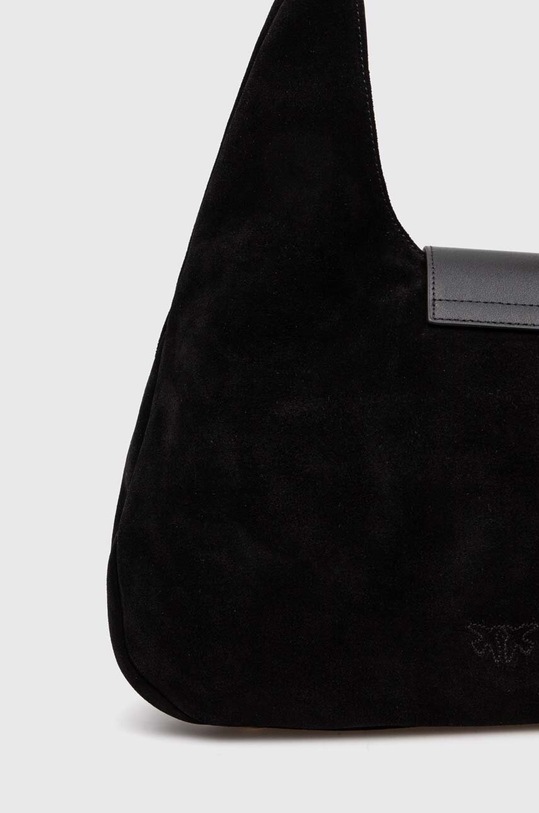 Pinko geanta de mana din piele intoarsa negru 103275.A0YG
