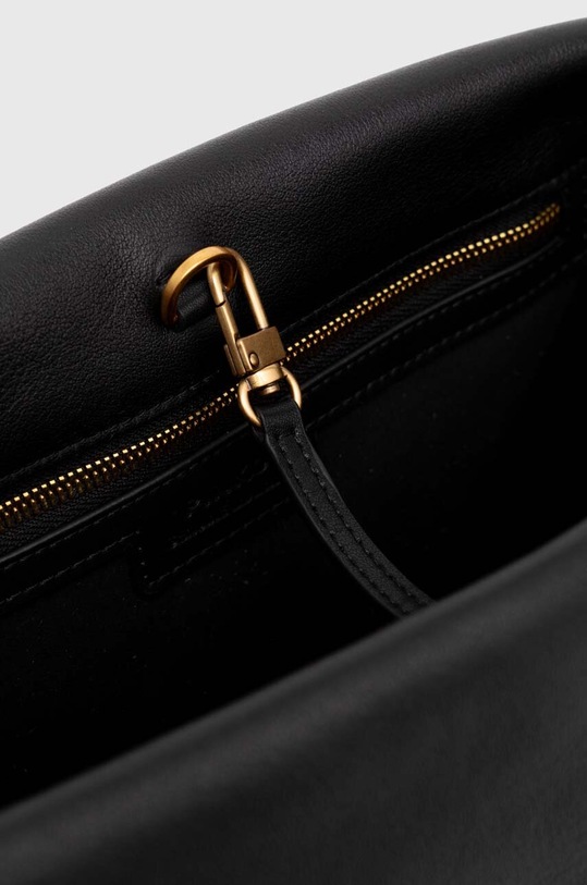 Kožená kabelka Pinko čierna 101442.A0QO