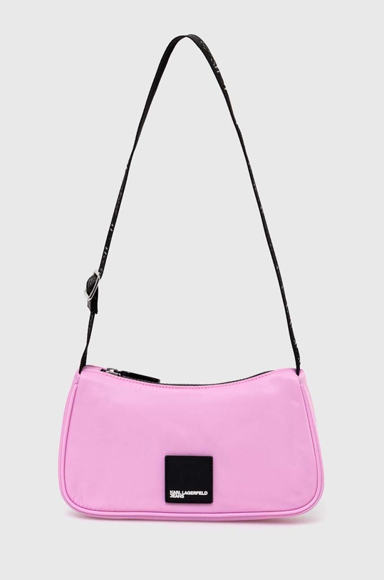 Karl Lagerfeld Jeans torebka URBAN NYLON BAGUETTE nie mieści A4 różowy 236J3004
