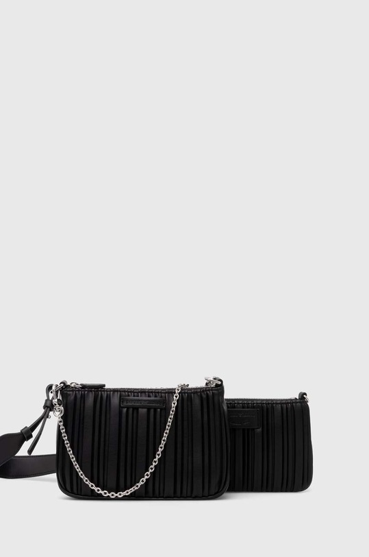 Kabelka Emporio Armani imitácia kože čierna Y3H317.YWQ4E