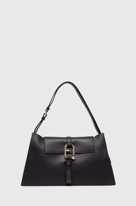 Шкіряна сумочка Furla лицьова шкіра чорний WB01273.BX2045.O6000