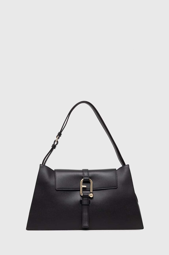 Furla poseta de piele uni negru WB01273.BX2045.O6000