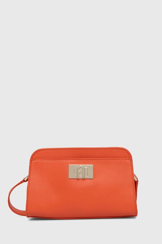 Furla torebka skórzana skóra licowa pomarańczowy WB01083.ARE000.VIT00