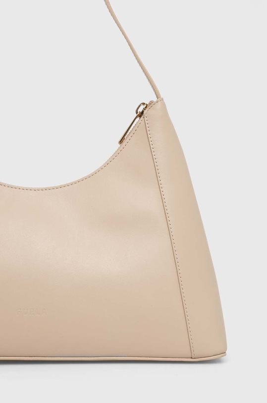 Akcesoria Furla torebka skórzana WB00782.AX0733.0378S beżowy