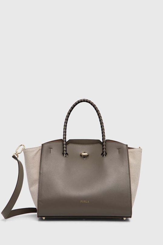Furla torebka skóra licowa zielony WB00811.BX2601.2812S