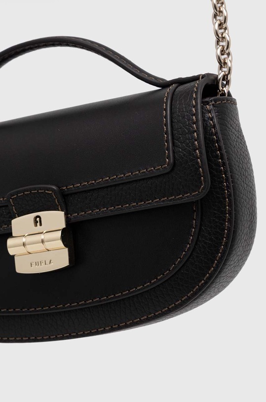Kožna torba Furla crna WE00606.BX0053.O6000