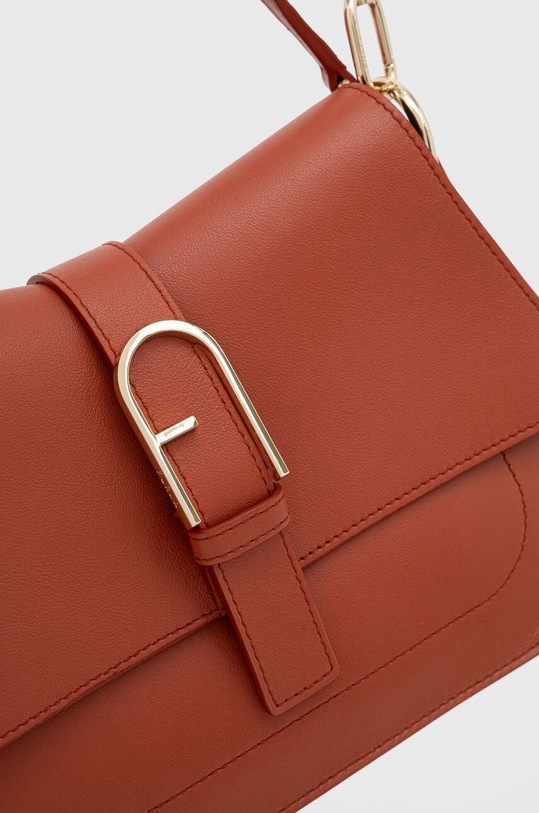 Δερμάτινη τσάντα Furla πορτοκαλί WB00996.BX2045.CL000