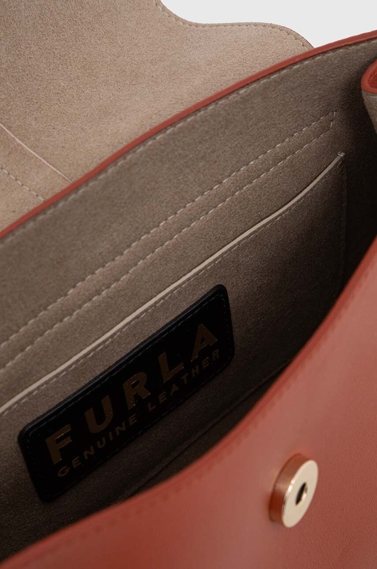 Δερμάτινη τσάντα Furla WB00996.BX2045.CL000 πορτοκαλί