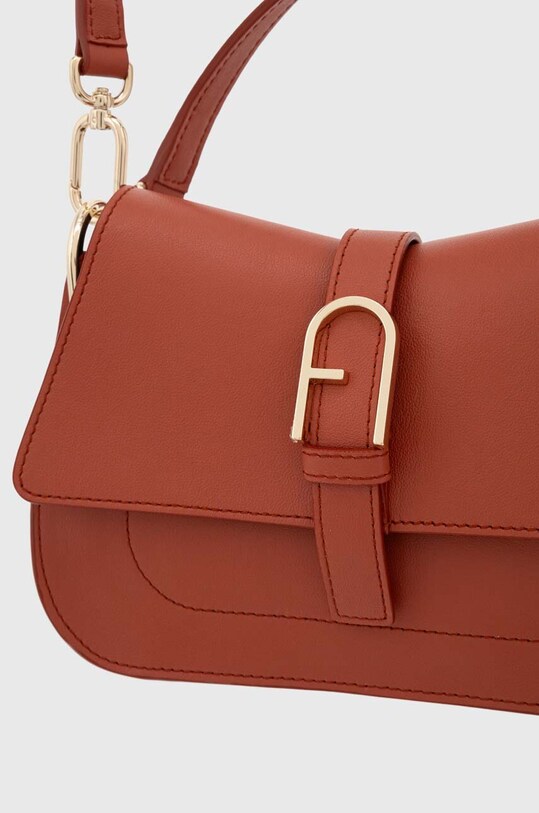 Шкіряна сумочка Furla помаранчевий WB01032.BX2045.CL000