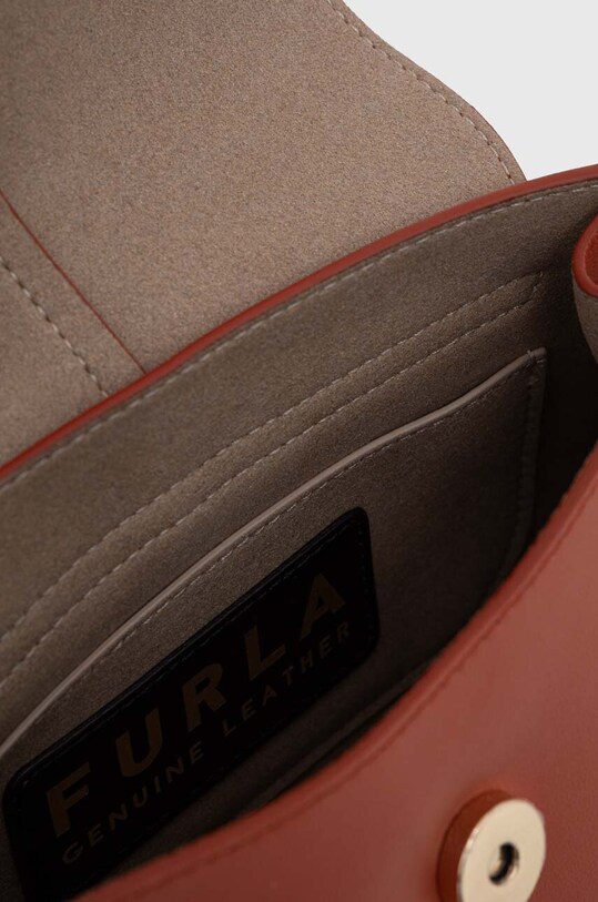 Furla torebka skórzana WB01032.BX2045.CL000 pomarańczowy