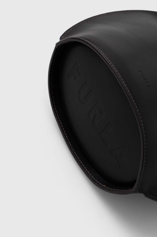 Kožená kabelka Furla černá WB00913.AX0733.O6000