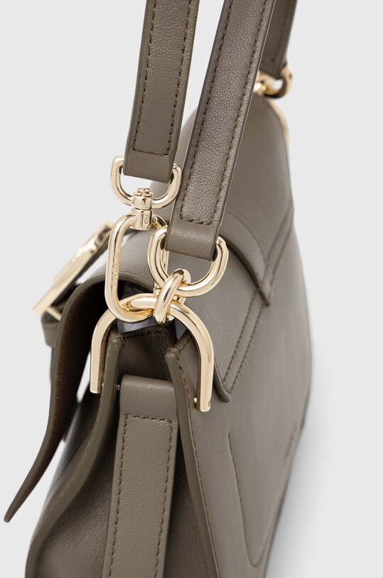 Furla torebka skórzana zielony WB01032.BX2045.2810S