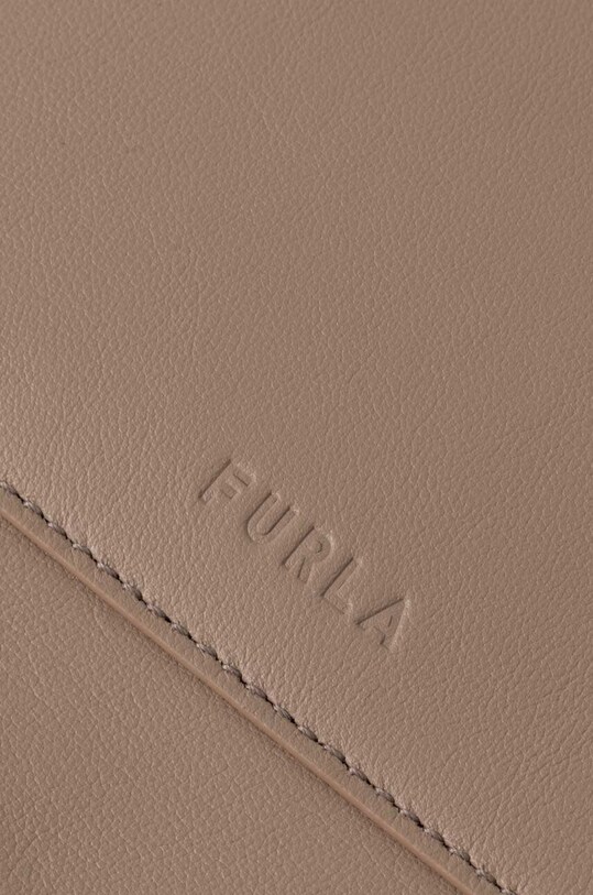 Δερμάτινη τσάντα Furla μπεζ WB01040.BX2045.1257S