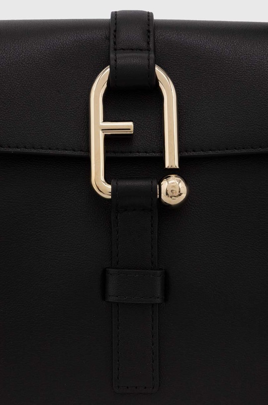 Furla torebka skórzana czarny WB01274.BX2045.O6000