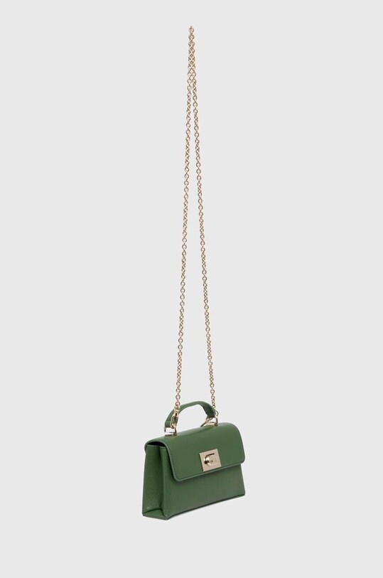 Δερμάτινη τσάντα Furla WE00423.ARE000.2813S πράσινο SS24