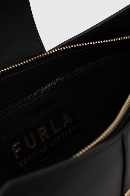 Kožená kabelka Furla čierna WB01111.AX0733.O6000
