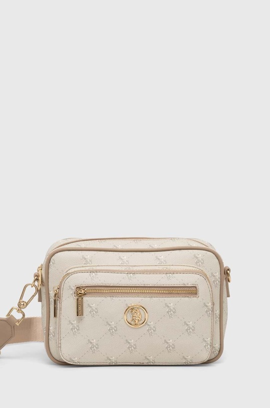 U.S. Polo Assn. kézitáska szintetikus bőr bézs BEUHD6373WVP.502