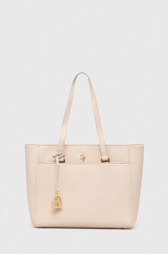 Kabelka U.S. Polo Assn. vejde se A4 béžová BIUJE6308WVP.525