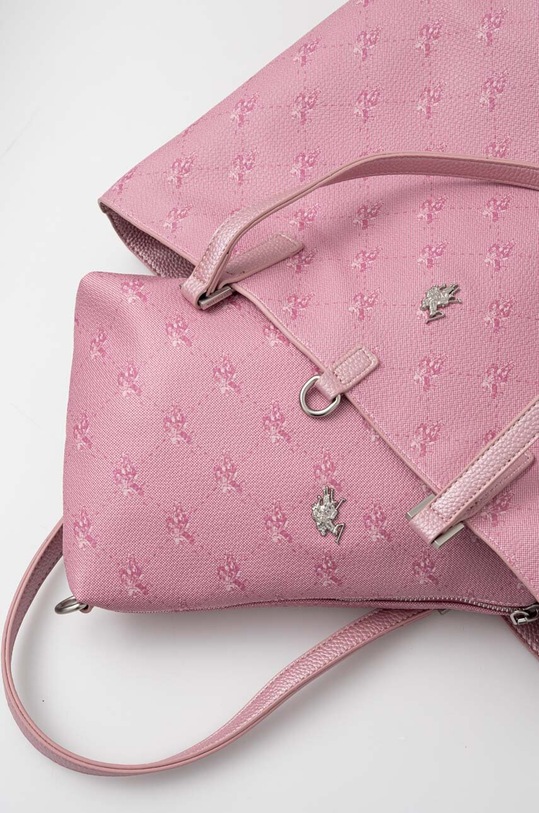U.S. Polo Assn. kétoldalas táska rózsaszín BIUM16294WVP.992