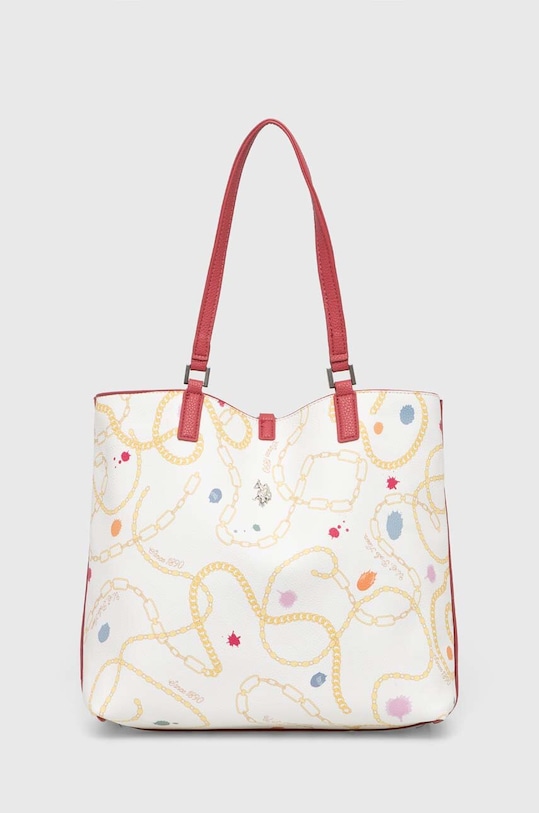 Oboustranná kabelka U.S. Polo Assn. BIURR6296WVP.993 červená SS24