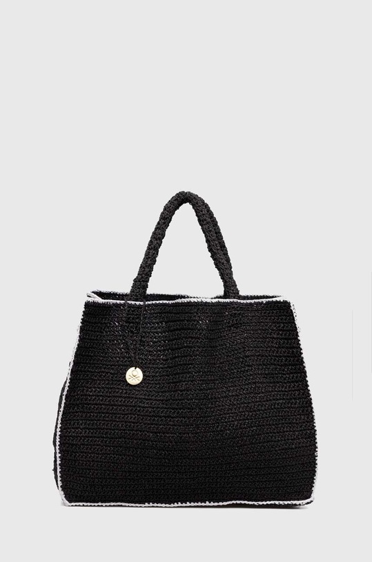 Τσάντα United Colors of Benetton χωράει Α4 μαύρο 6GCV1Y01B