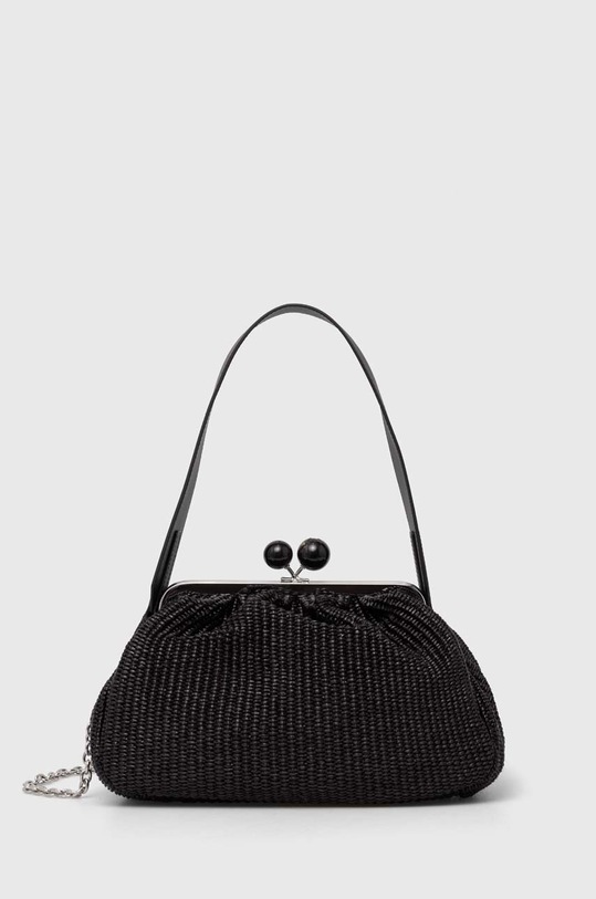 Weekend Max Mara torebka nie mieści A4 czarny 2415511055600