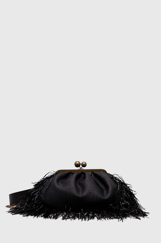Weekend Max Mara torebka odpinany pasek czarny 2415511105600