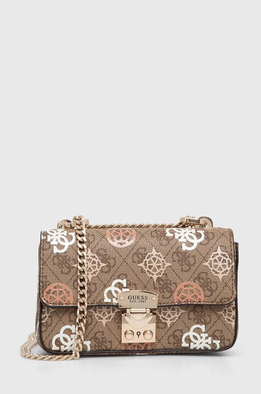 Τσάντα Guess απομίμηση λείου δέρματος μπεζ HWPS93.15780