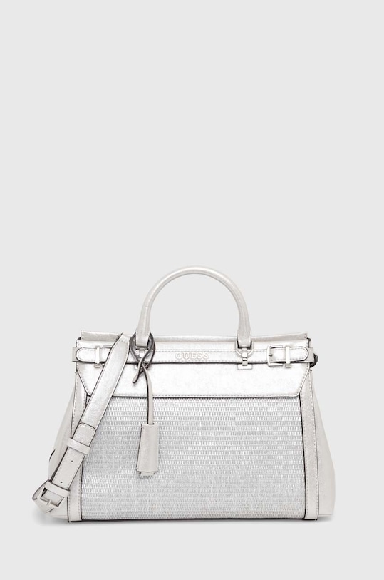Kabelka Guess SESTRI hladký stříbrná HWWY89.85060