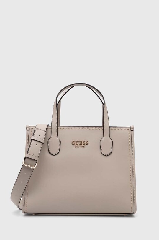 Guess torebka SILVANA mieści A4 szary HWVC86.65220