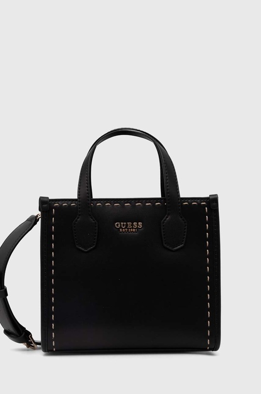 Guess torebka SILVANA nie mieści A4 czarny HWVC86.65770