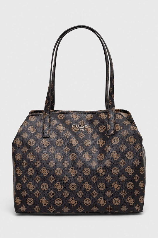 Τσάντα Guess συνθετικό καφέ HWPQ93.18280