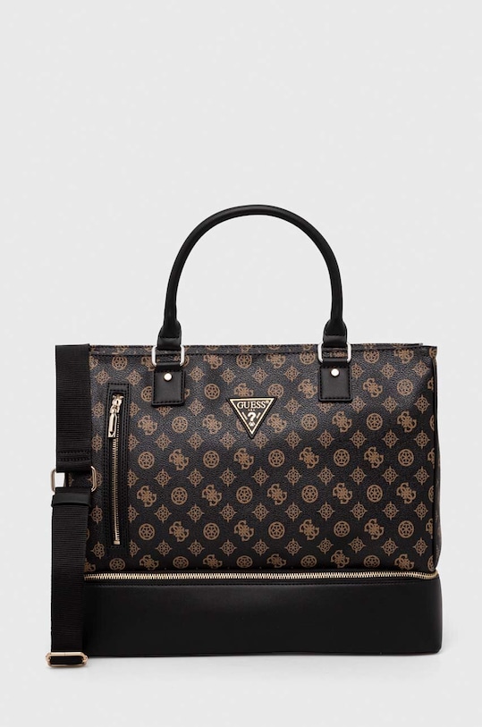 Guess torba mieści A4 brązowy TWP745.24150