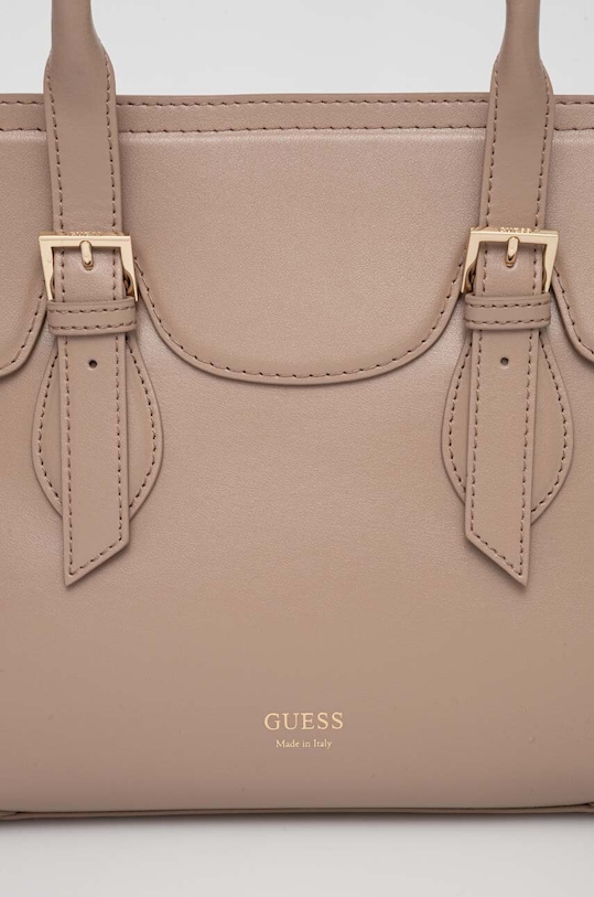 Kožená kabelka Guess DIANA béžová HWDIAA.L4176