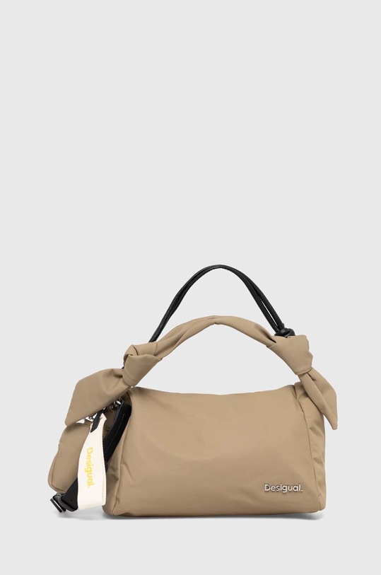 Desigual torebka PRIORI LOVERTY 3.0 nie mieści A4 beżowy 24SAXY03