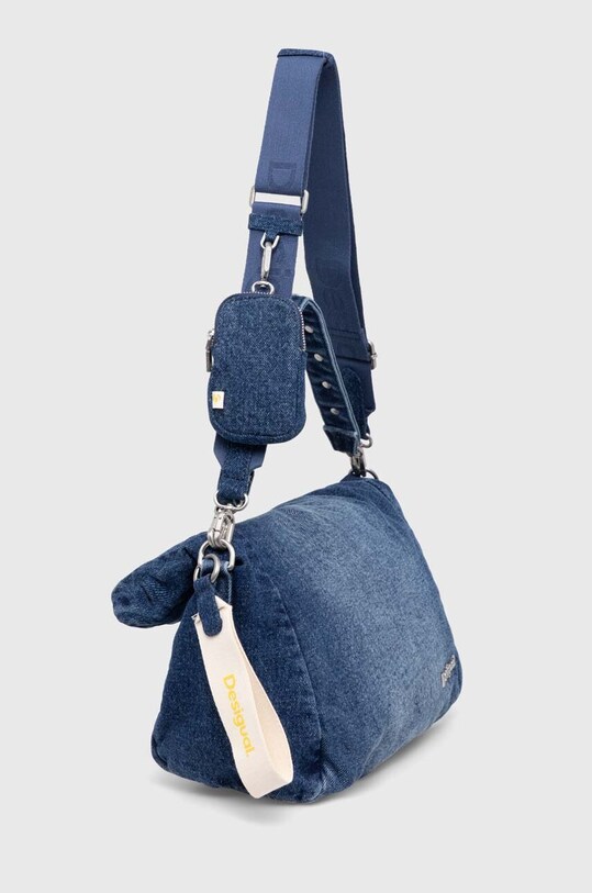 Desigual torebka DENIM PRIORI LOVE 24SAXD03 granatowy SS24